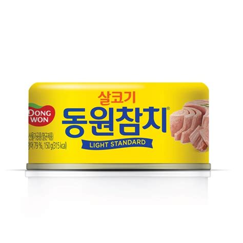 7353 Dongwon Light Standard Tuna 동원 라이트 스탠다드 참치 150g – Koreanfood.in