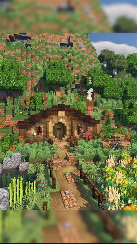Image result for Minecraft Hobbit House Tutorial