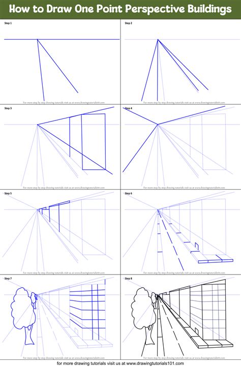 Image result for One Point Perspective Building Drawing