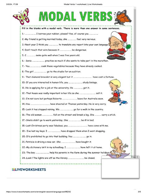 Image result for Modals Worksheet