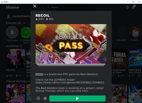 Recoil Roblox Script GUI 的图像结果