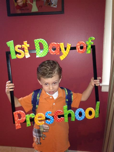 My little ones first day of pre-school:-) First Day Activities, Fall ...