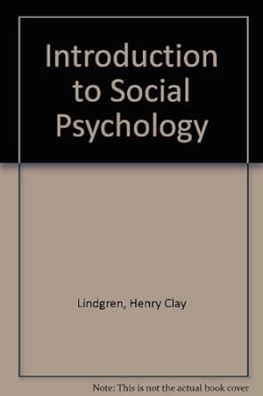 Buy Introduction to Social Psychology Book Online at Low Prices in ...
