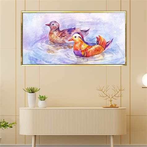 Promote Harmonious Relationships with Pair of Duck Vastu Painting ...