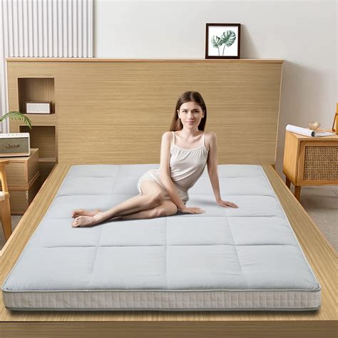 Extra Thick Futon Floor Mattress, Padded Japanese Folding Roll Up ...