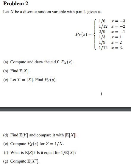 Image result for How to Solve Discrete Random Variable