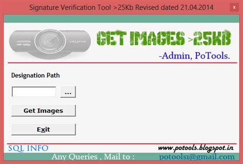 Image Verification and Down sizer Tool Dated 21.04.2014 by PoTools