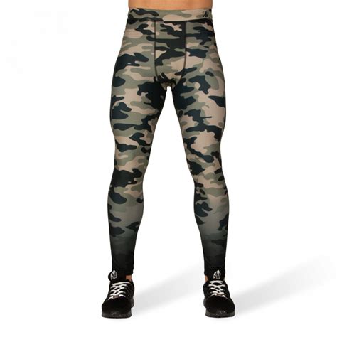 Franklin Men's Tights - Army Green Camo – Gorillawear India