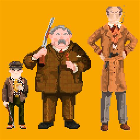 [OC] Boggis Bunce and Bean : r/PixelArt