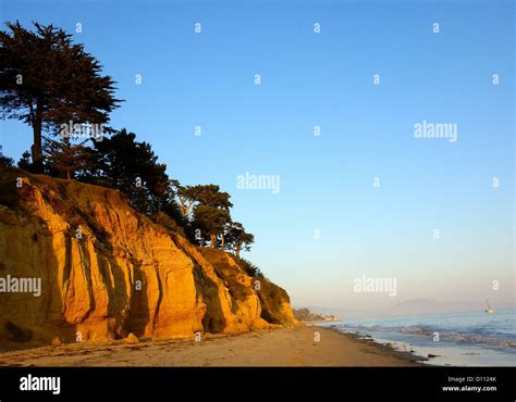 Butterfly Beach, Montecito, Santa Barbara County, California USA Stock ...
