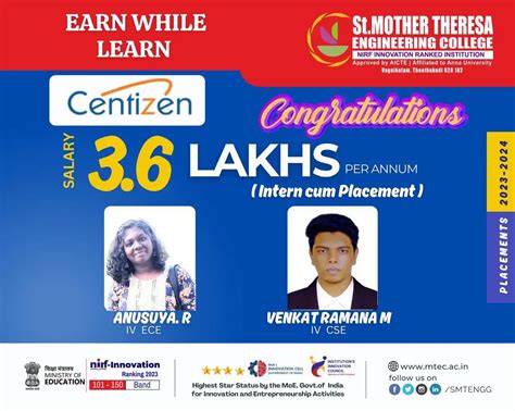 Placement | St. Mother Theresa Engineering College, Thoothukudi