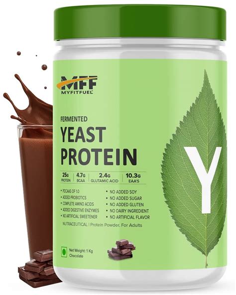 Buy Best Fermented Yeast Protein Powder 25g Protein, No Bloaing India ...