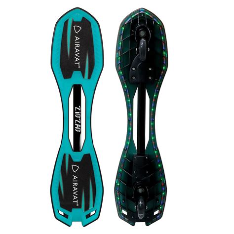 AIRAVAT Zig Zag Wave Board Skateboard Blue Made of Polycarbonate ...