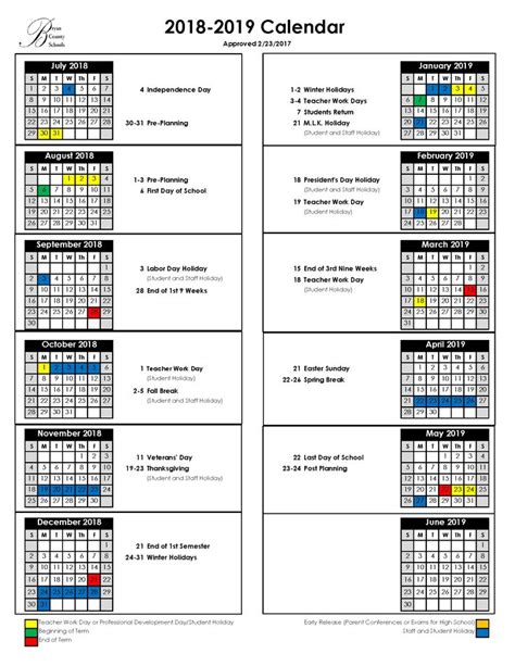 Western Carolina Academic Calendar - Preschool Calendar Printable