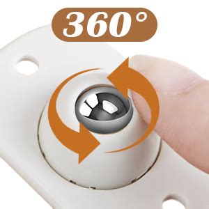 AMENDAS Universal 360° Wheels for Furniture, Heavy Duty Caster Wheels ...