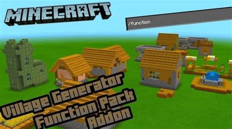 Скачать Village Generator - генератор деревень для Майнкрафт ПЕ 1.20, 1.19