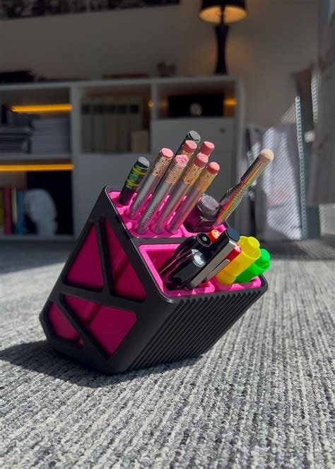 3D Printed Pencil Holder and Desk Organizer - Etsy