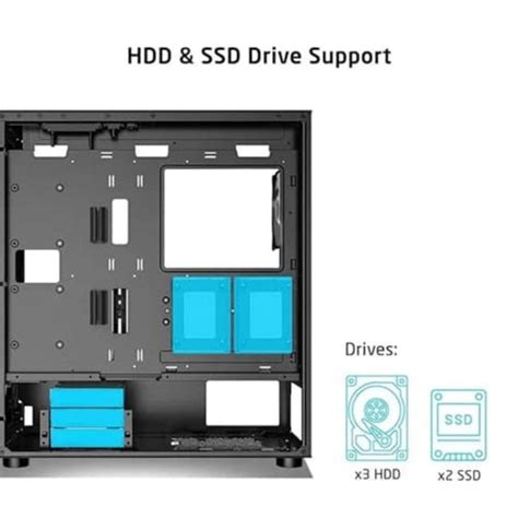 Buy PROLAB DESIGN AI628 EATX Mid Tower Cabinet ( Black ) | EliteHubs.com