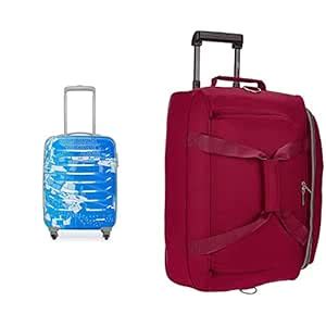 Skybags Trooper 55 Cm Cabin Polycarbonate 4 Spinner Wheels Lightweight ...