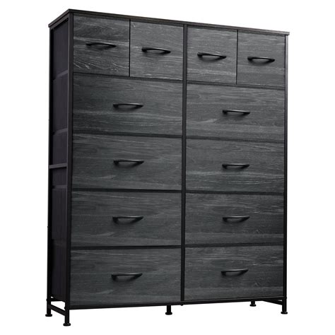 WLIVE Tall Dresser for Bedroom with 12 Drawers, Dressers & Chests of ...