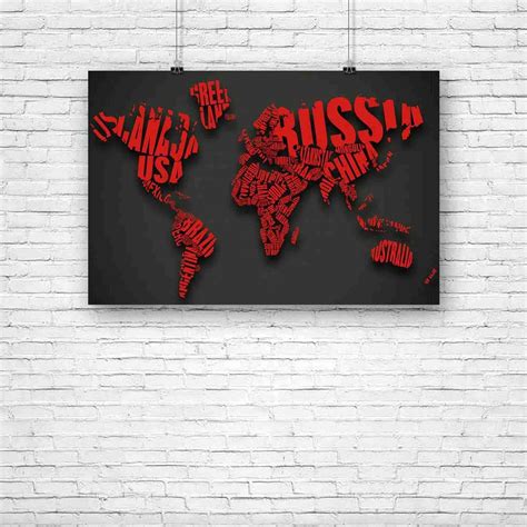 Typography World Premium Poster Paper Print - ArtzFolio.com posters ...
