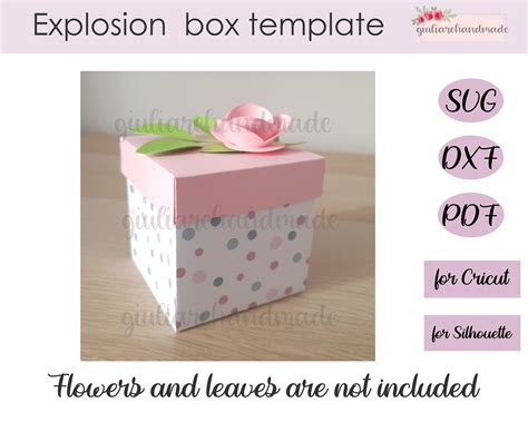 Image result for Explosion Box Template SVG