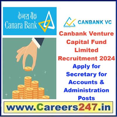 Canbank Venture Capital Fund Limited Recruitment 2024 – Apply for ...