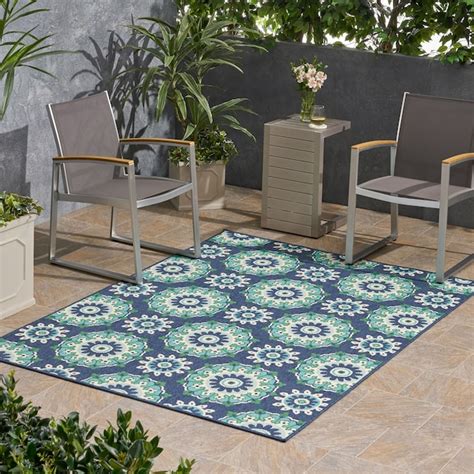 Best Selling Home Decor Marakesh 5 x 7 (ft) Woven Polypropylene Navy ...