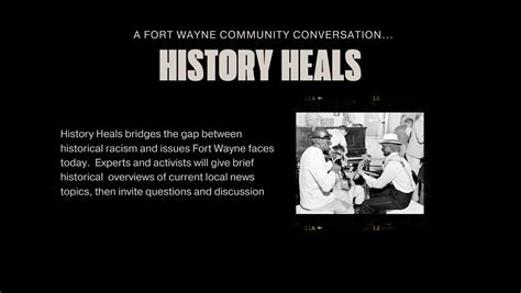 History Heals, Allen County Public Library (Downtown Auditorium), Fort ...