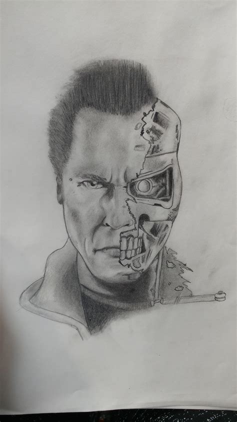 Image result for How to Draw Terminator