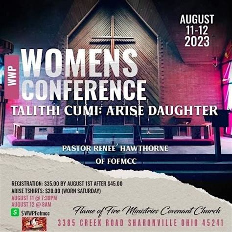 Talithi Cumi: Arise Daughter Womens Conference, 3385 Creek Rd ...