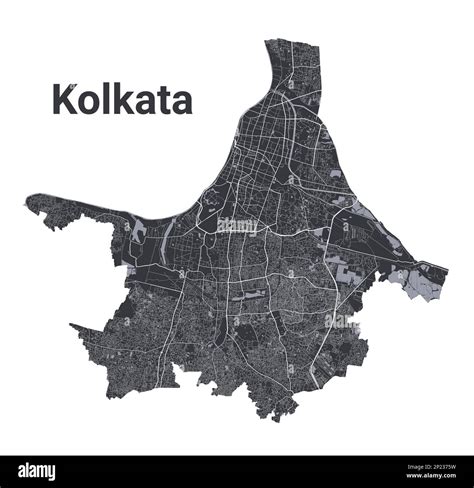 Map of kolkata hi-res stock photography and images - Alamy