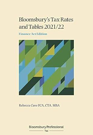 Buy Tax Rates and Tables 2021/22: Finance Act edition Book Online at ...