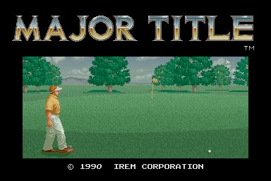 [mdk] Major Title (World) download for mame 0.283