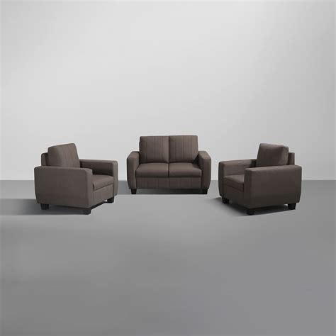 Sleepyhead Bae - 2+1+1 Seater Sofa Set (Fabric, Pebble Brown) : Amazon ...