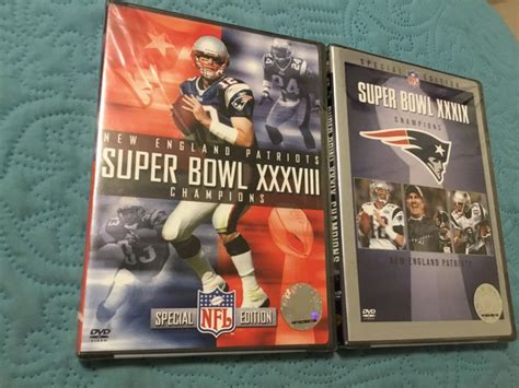 SUPER BOWL 38 & 39 SEALED DVDs/NEW ENGLAND PATRIOTS/TOM BRADY,BELICHICK;FREE P&H | eBay