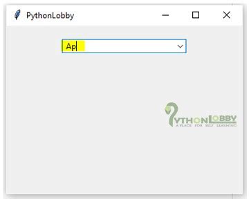 Image result for Combo Box Tkinter Python