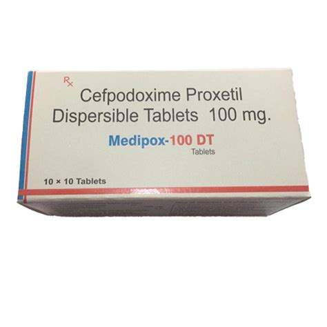 MEDIPOX-100 DT Tablets Medivista Lifesciences Pvt. Ltd.