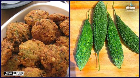 பாகற்காய் வடை | Pavakkai Vadai Recipe In Tamil‌