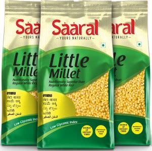 saaral Native Rice & Millets - Little Millets - Each 500gms (Combo Pack ...