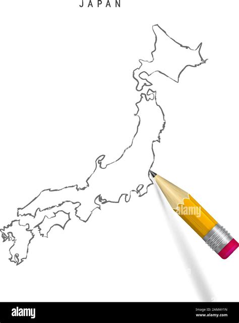 Outline Map Japan High Resolution Stock Photography and Images - Alamy