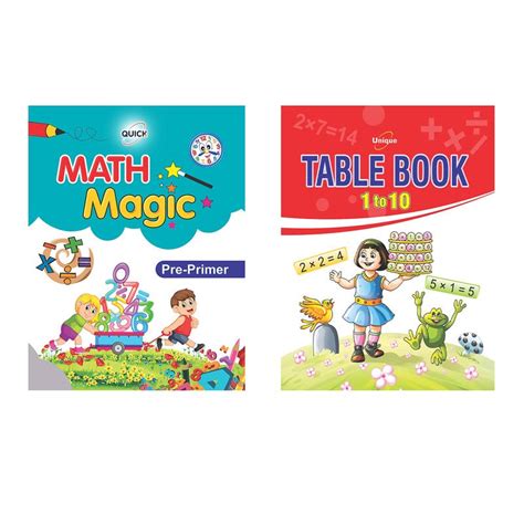 Buy QUICK BOOK INTERNATIONAL Maths Pre Primer Book and 1 to 10 Table ...