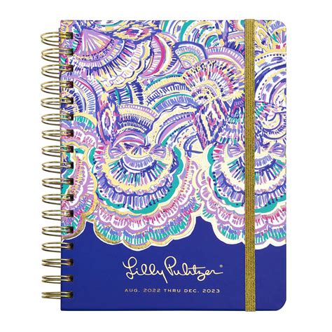 Lilly Pulitzer Daily Planner 2022 2023 Large Agenda Dated August ...