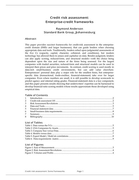 Credit Risk Assessment 的图像结果