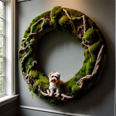 A circular frame installed on the wall of the interior art w... by 송재민 - Playground