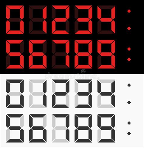 Image result for Red LED Numbers