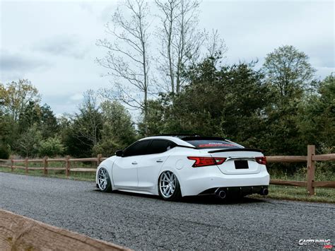 Slammed Nissan Maxima 2016, back