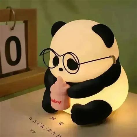 Cute Milk Bottle Panda Night Lamp | Buy Best Night Lamps For Bedroom