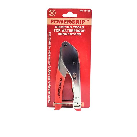 POWERGRIP RG59/RG6 Coaxial Compression Crimping Tool(PG-1518B) | Global ...