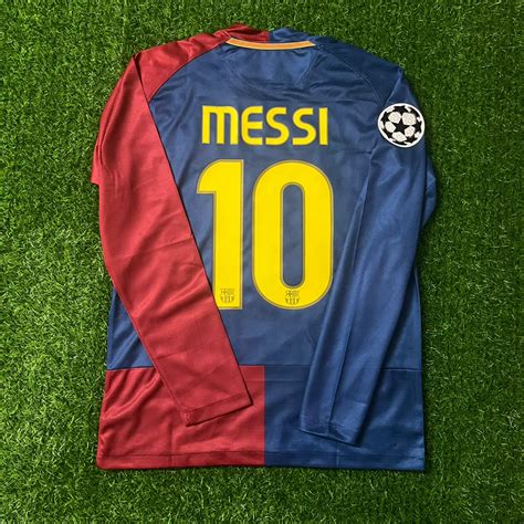 Lionel Messi 2008 Barcelona 2008 10 Away Shirt (M) (Messi 10) (Very